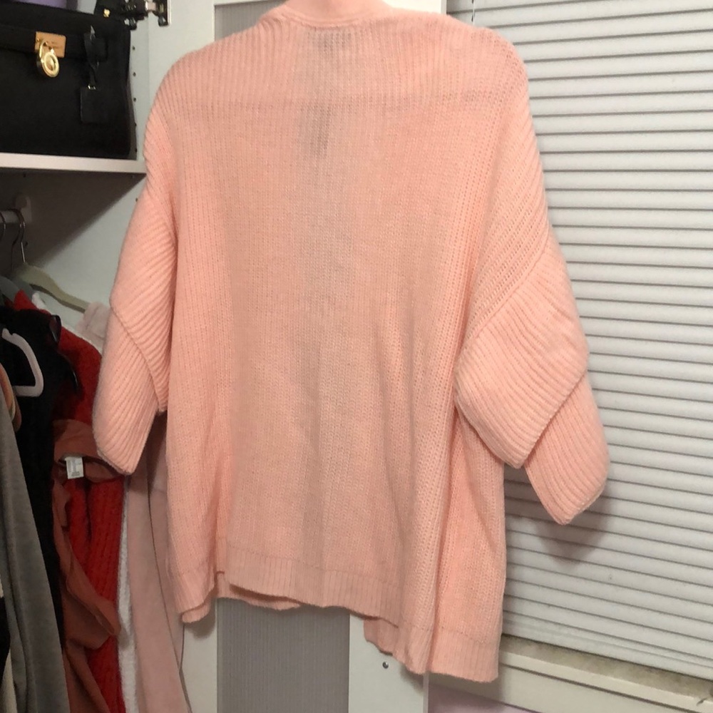 Pink Tiered Sleeve Cardigan - Picture 6 of 6
